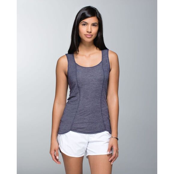 lululemon athletica Tops - Lululemon Women's Run Righteous Tank Cadet Blue Medium/Large See measurements
